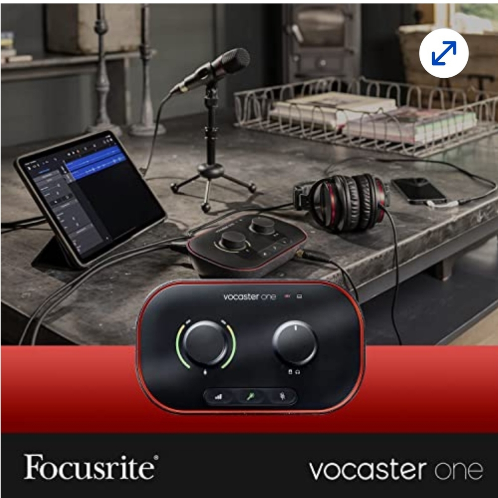 Focusrite Vocaster One Audio Interface for Podcasting and Recording as Solo Crea - Picture 8 of 8